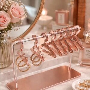 Hanging Jewelry display & earrings bundle